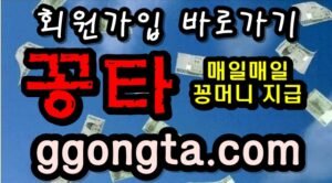 꽁타 꽁머니 먹튀검증 보증업체 꽁머니 환전